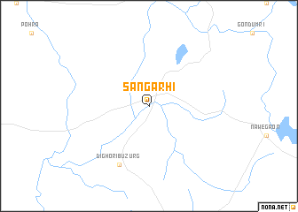 map of Sāngarhi