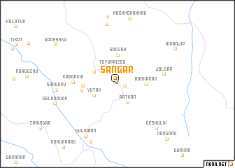 map of Sangar