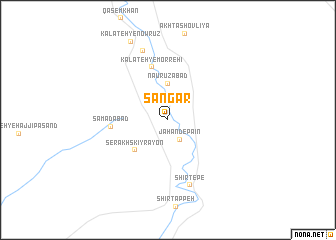 map of Sangar