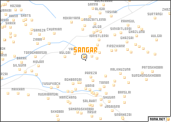 map of Sangar