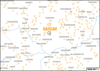 map of Sangar