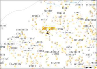map of Sangar