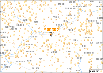 map of Sangar