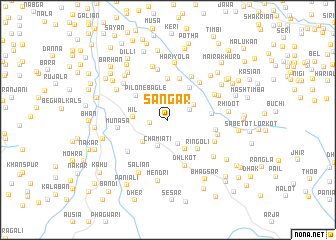 map of Sangar
