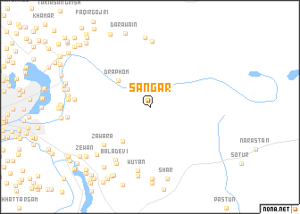 map of Sangar