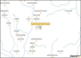 map of Sanga Sanga