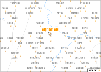map of Sangashi