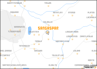 map of San Gaspar