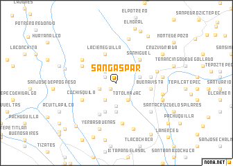 map of San Gaspar