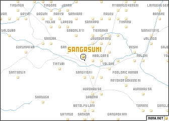 map of Sangasumi