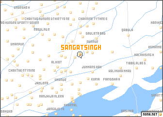 map of Sangat Singh