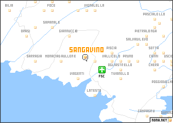 map of San-Gavino