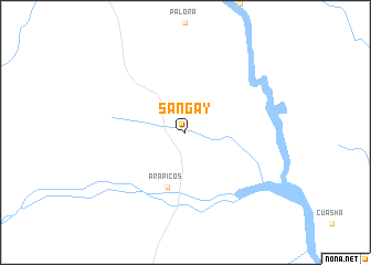 map of Sangay