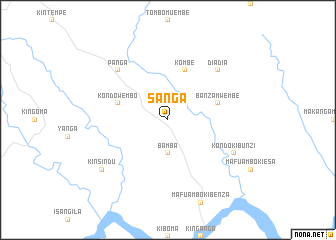 map of Sanga