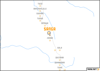 map of Sanga