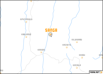 map of Sanga