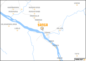 map of Sanga
