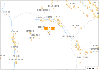 map of Sanga