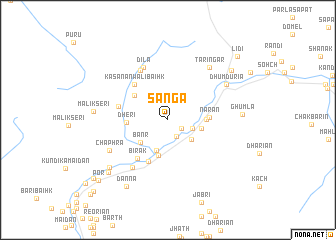 map of Sanga