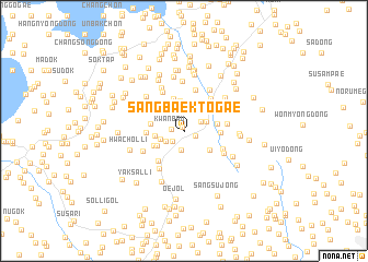 map of Sangbaekt\