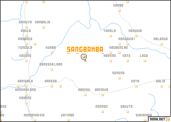 map of Sangbamba