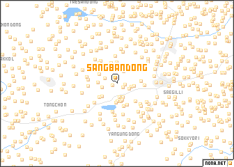 map of Sangban-dong