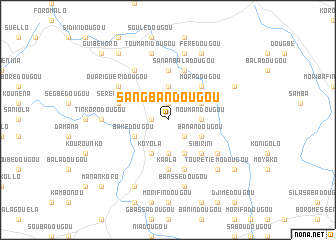 map of Sangbandougou