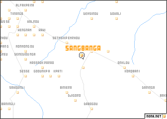 map of Sangbanga