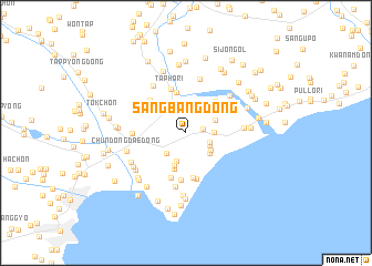 map of Sangbang-dong