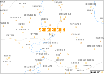 map of Sangbangnim