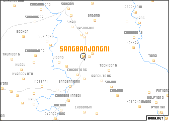 map of Sangbanjŏng-ni