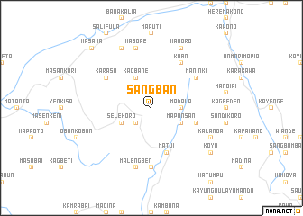 map of Sangban