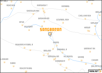 map of Sangbārān