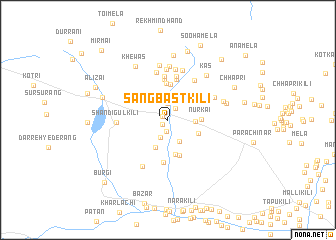 map of Sangbast Kili