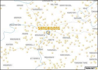 map of Sangbi-dong