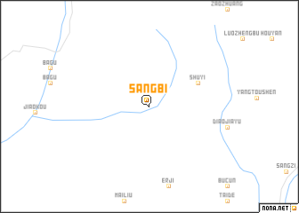 map of Sangbi