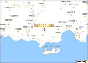 map of Sangboju-ri