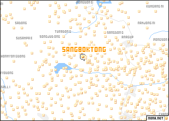 map of Sangbok-tong