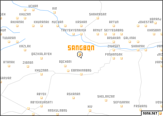 map of Sangbon