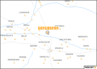 map of Sangborān