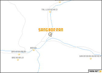 map of Sangborrān