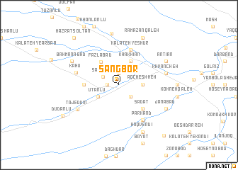 map of Sangbor