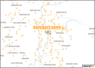 map of Sangbukchŏm-ni