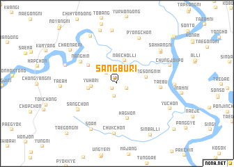 map of Sangbu-ri