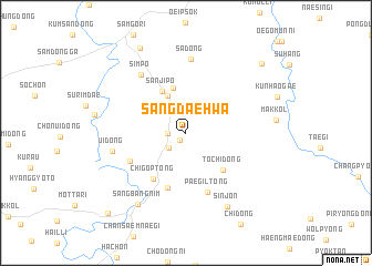 map of Sangdaehwa