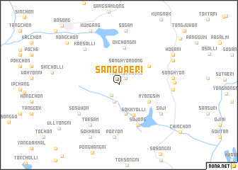 map of Sangdae-ri