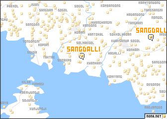 map of Sangdal-li