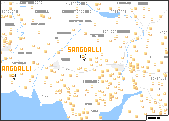 map of Sangdal-li