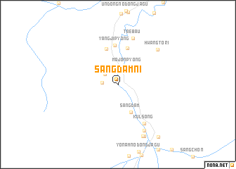 map of Sangdam-ni