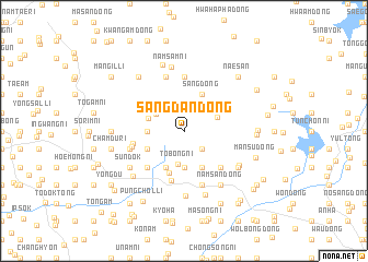 map of Sangdan-dong